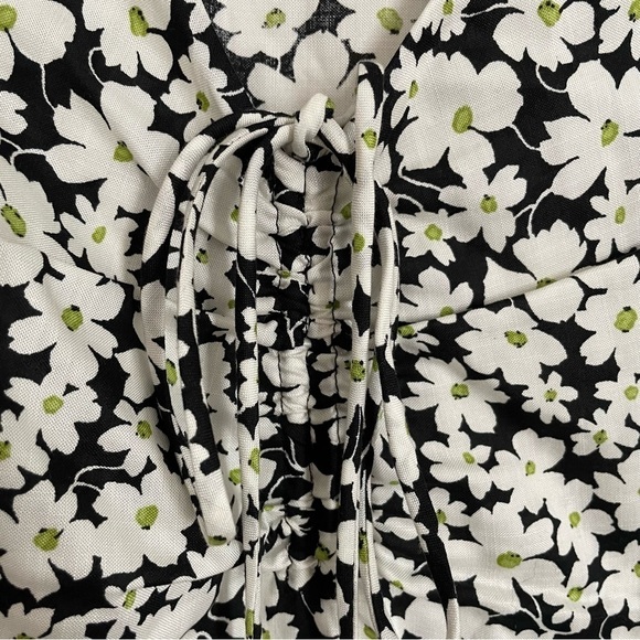 Rebecca Taylor | Paige Fluer Blouse, black/white/floral, size 12 - Picture 4 of 15